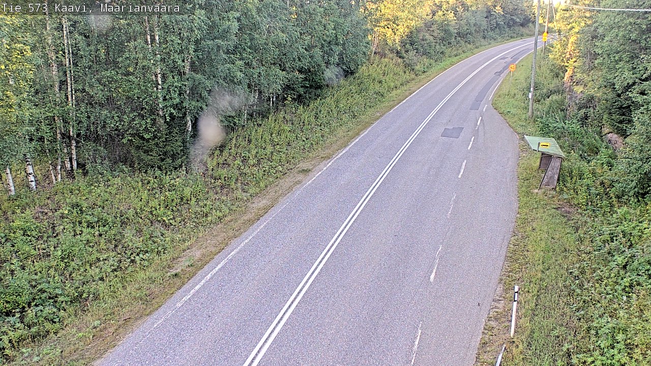 Weather Camera Image Väg 573 Kaavi, Maarianvaara, Kaavi, Pohjois-Savo