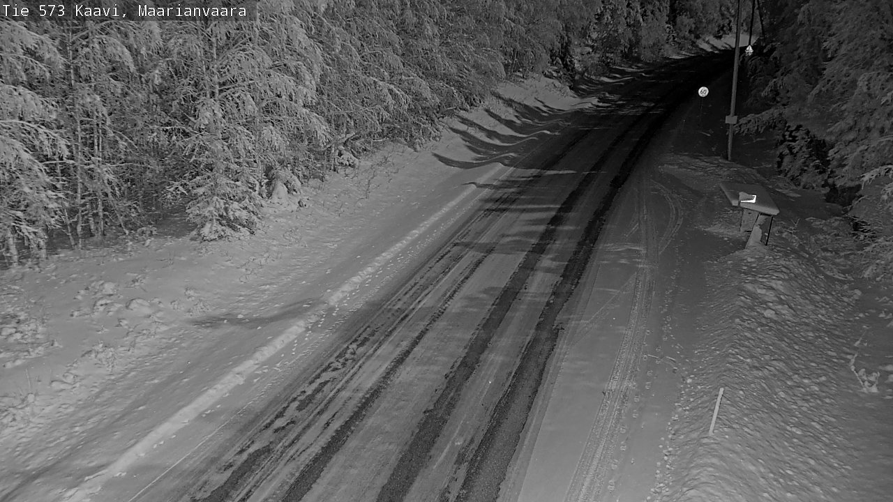 Weather Camera Image Road 573 Kaavi, Maarianvaara, Kaavi, Pohjois-Savo