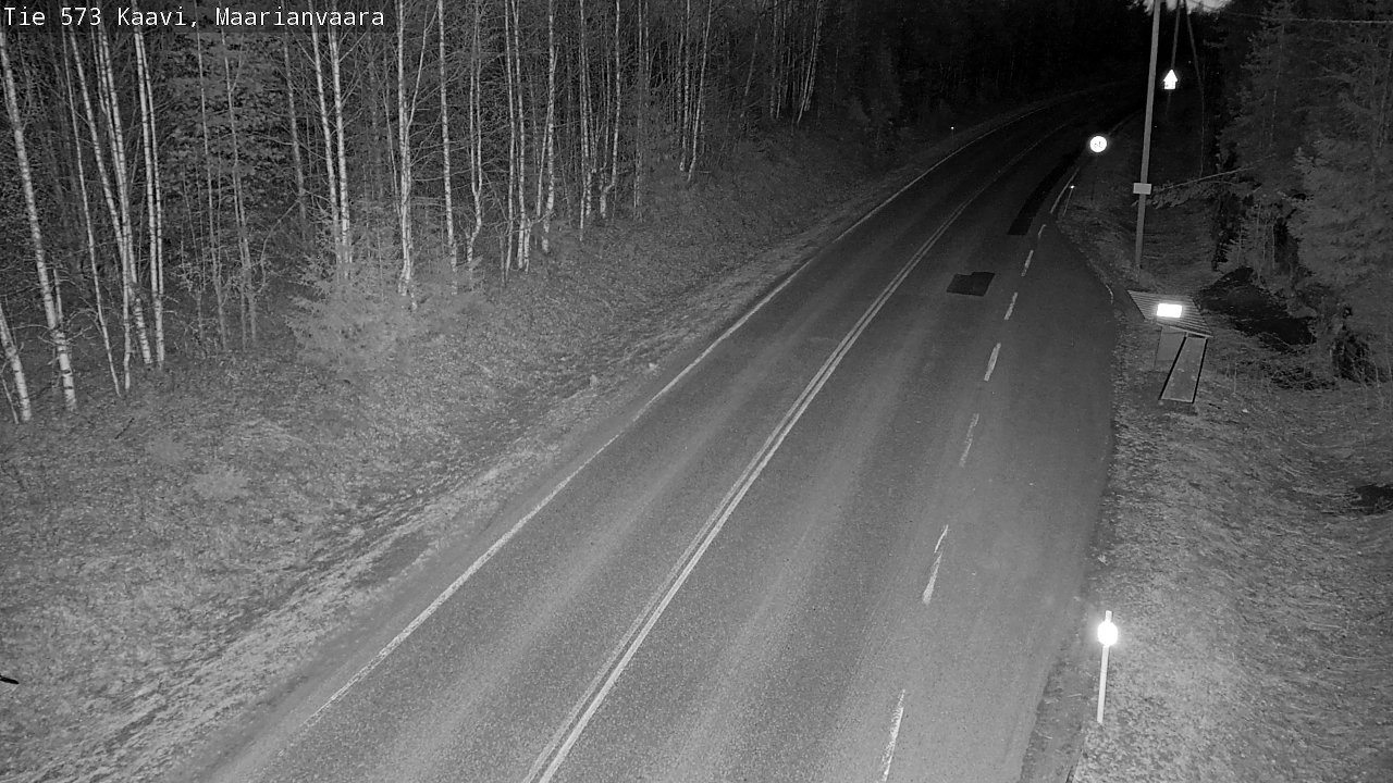 Weather Camera Image Väg 573 Kaavi, Maarianvaara, Kaavi, Pohjois-Savo