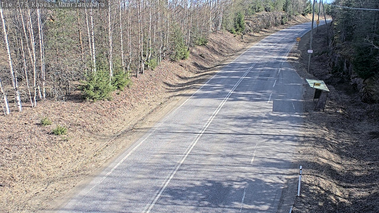 Weather Camera Image Väg 573 Kaavi, Maarianvaara, Kaavi, Pohjois-Savo