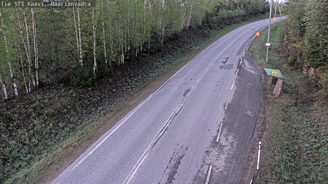 Weather Camera Image Road 573 Kaavi, Maarianvaara, Kaavi, Pohjois-Savo