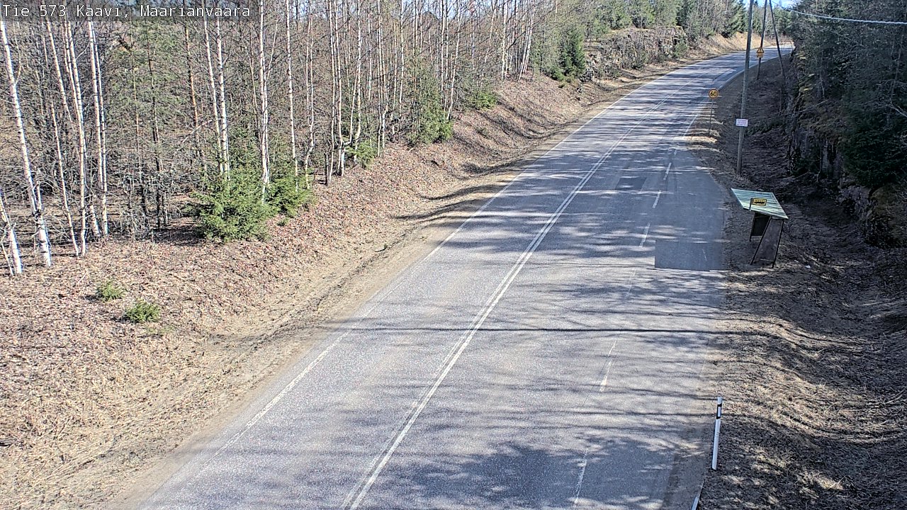 Weather Camera Image Väg 573 Kaavi, Maarianvaara, Kaavi, Pohjois-Savo