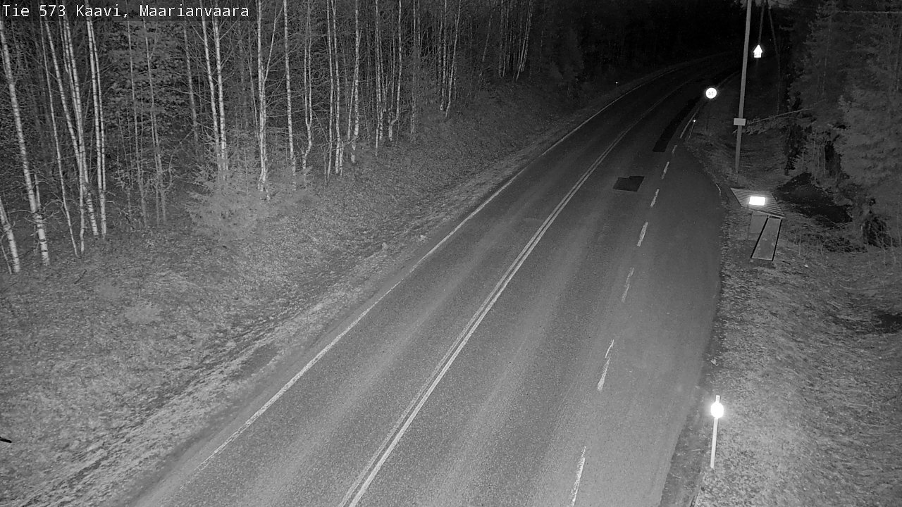 Weather Camera Image Väg 573 Kaavi, Maarianvaara, Kaavi, Pohjois-Savo