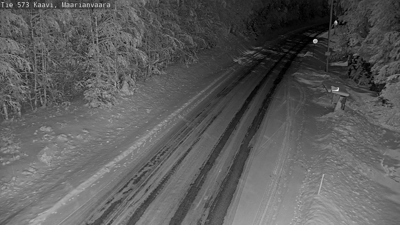 Weather Camera Image Road 573 Kaavi, Maarianvaara, Kaavi, Pohjois-Savo