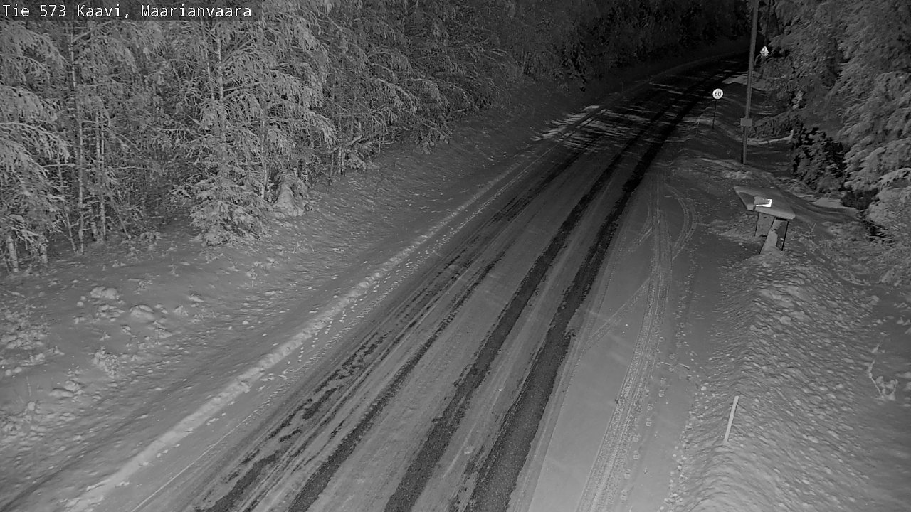 Weather Camera Image Road 573 Kaavi, Maarianvaara, Kaavi, Pohjois-Savo