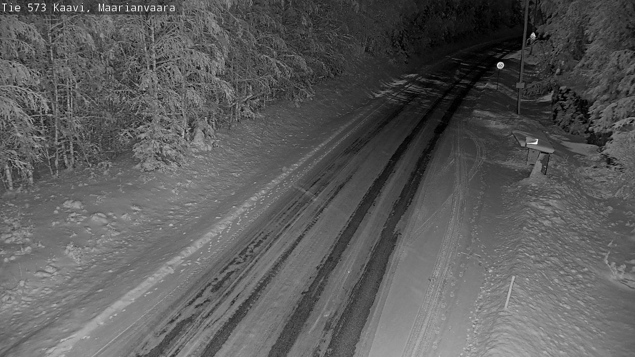 Weather Camera Image Road 573 Kaavi, Maarianvaara, Kaavi, Pohjois-Savo