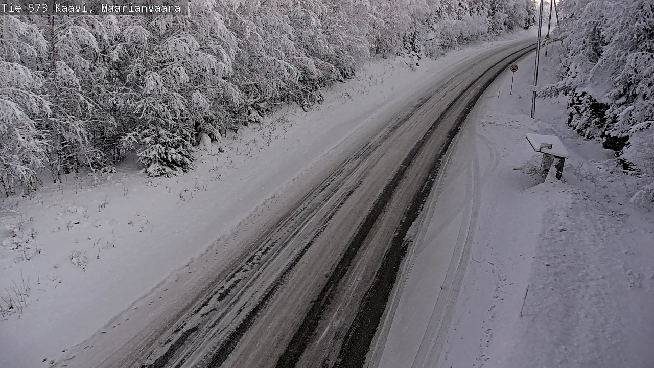 Weather Camera Image Road 573 Kaavi, Maarianvaara, Kaavi, Pohjois-Savo