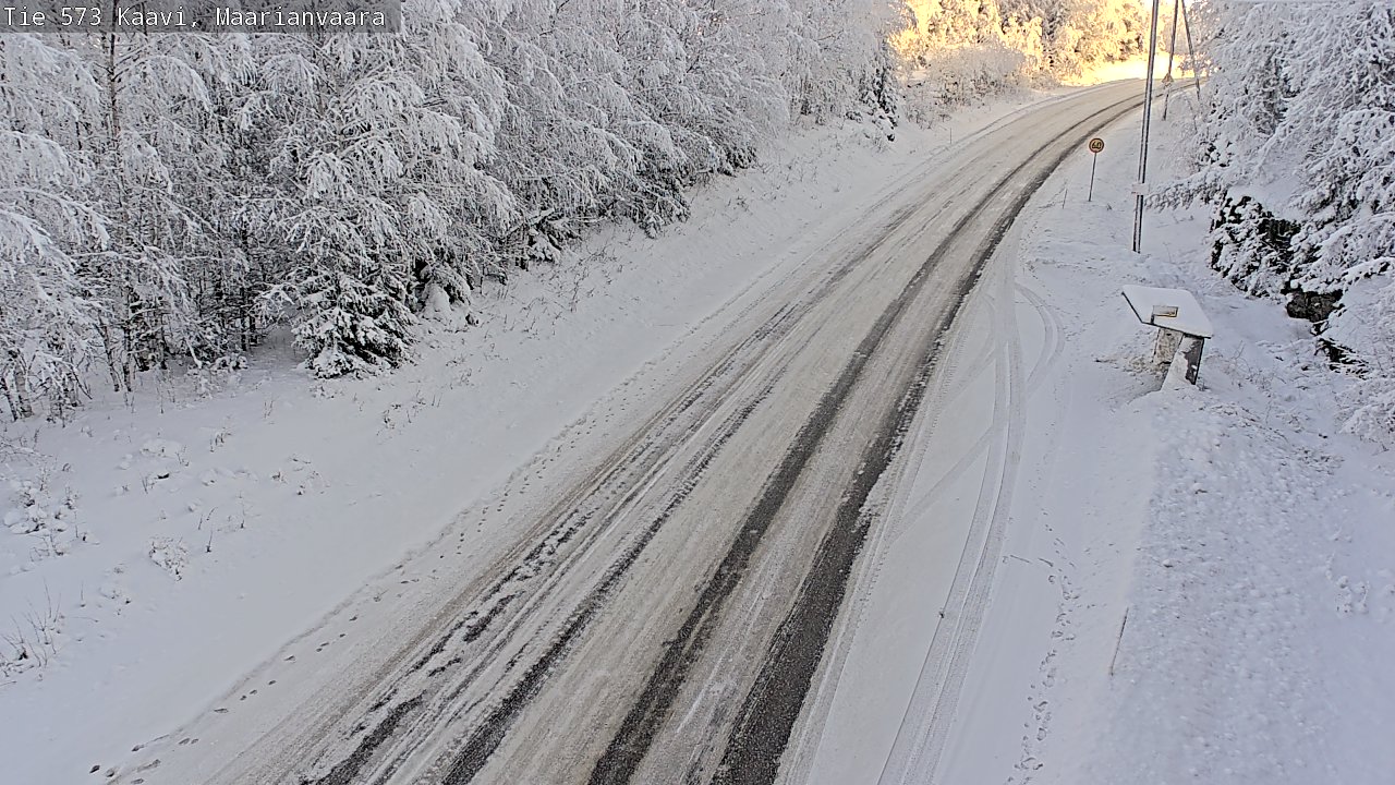 Weather Camera Image Road 573 Kaavi, Maarianvaara, Kaavi, Pohjois-Savo