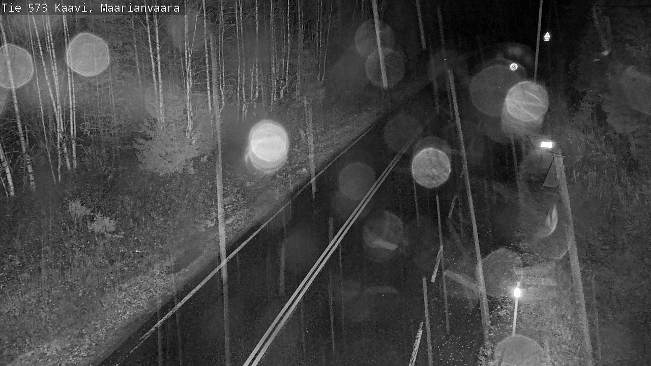 Weather Camera Image Väg 573 Kaavi, Maarianvaara, Kaavi, Pohjois-Savo