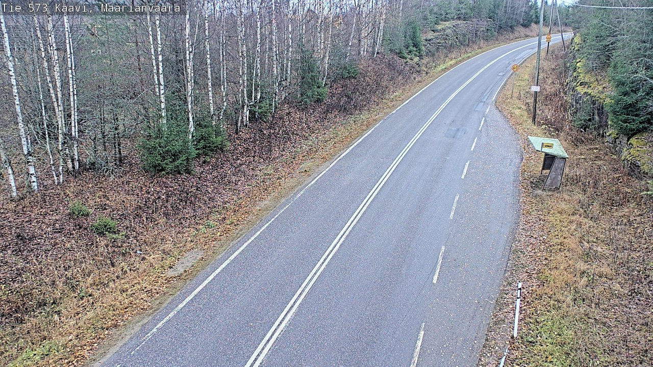 Weather Camera Image Väg 573 Kaavi, Maarianvaara, Kaavi, Pohjois-Savo