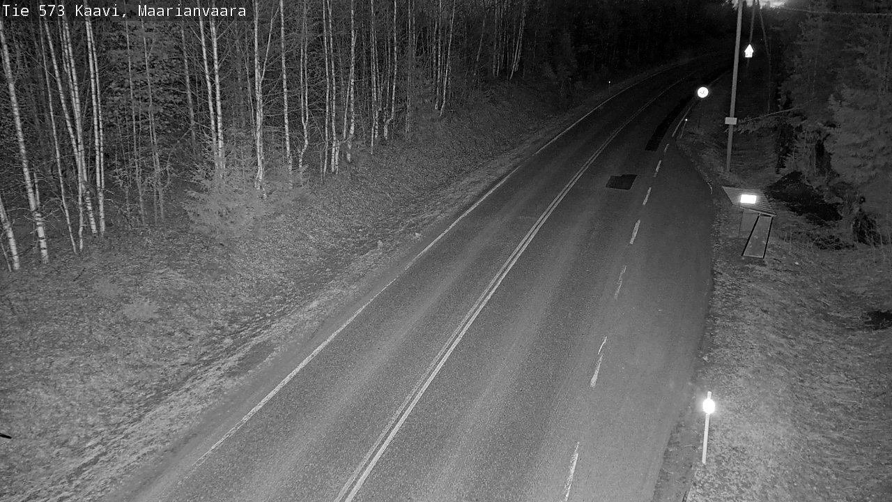 Weather Camera Image Väg 573 Kaavi, Maarianvaara, Kaavi, Pohjois-Savo