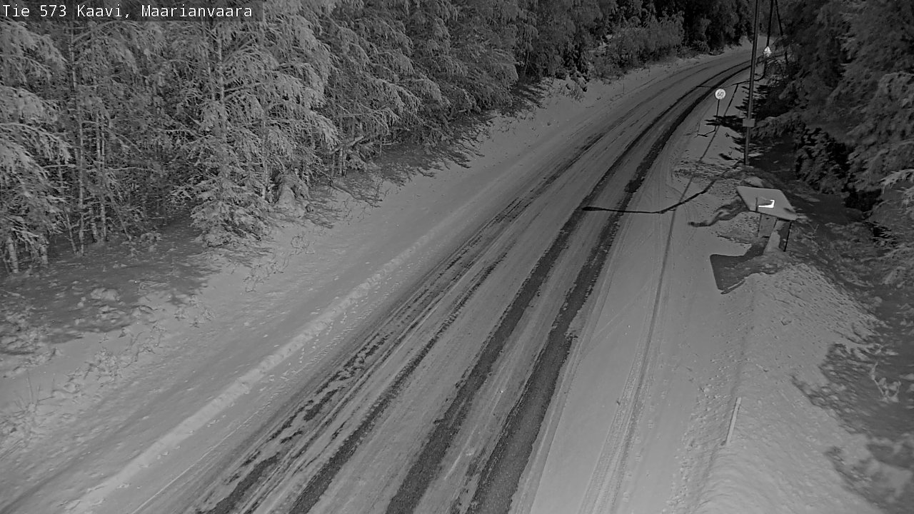 Weather Camera Image Road 573 Kaavi, Maarianvaara, Kaavi, Pohjois-Savo