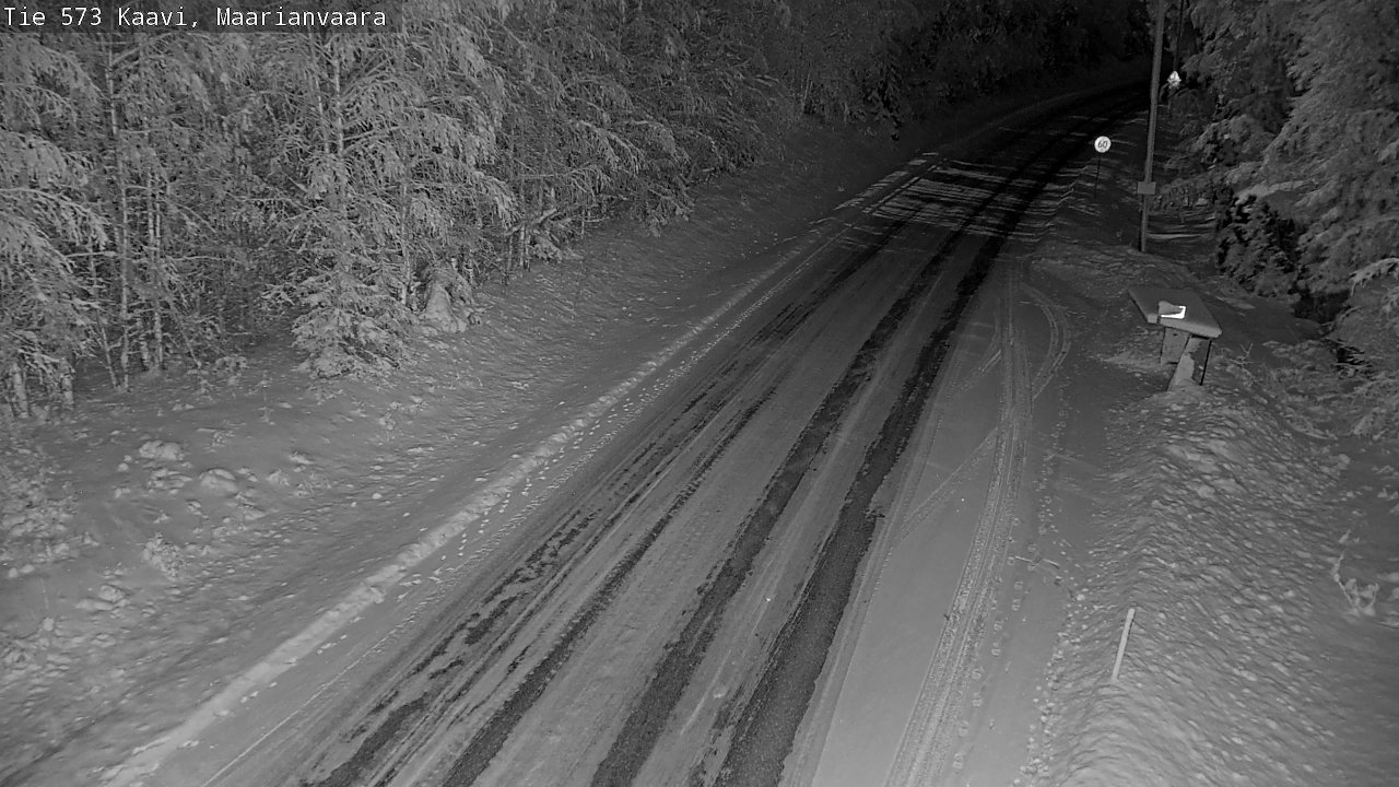 Weather Camera Image Road 573 Kaavi, Maarianvaara, Kaavi, Pohjois-Savo