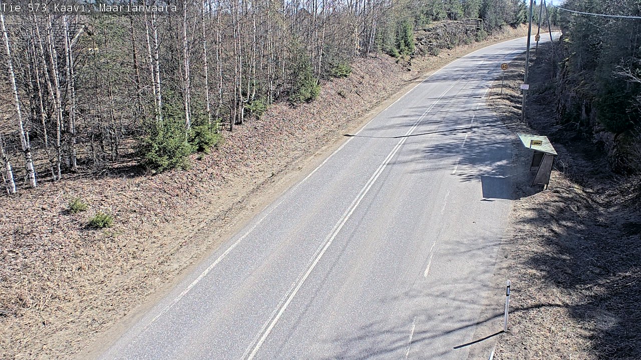 Weather Camera Image Väg 573 Kaavi, Maarianvaara, Kaavi, Pohjois-Savo