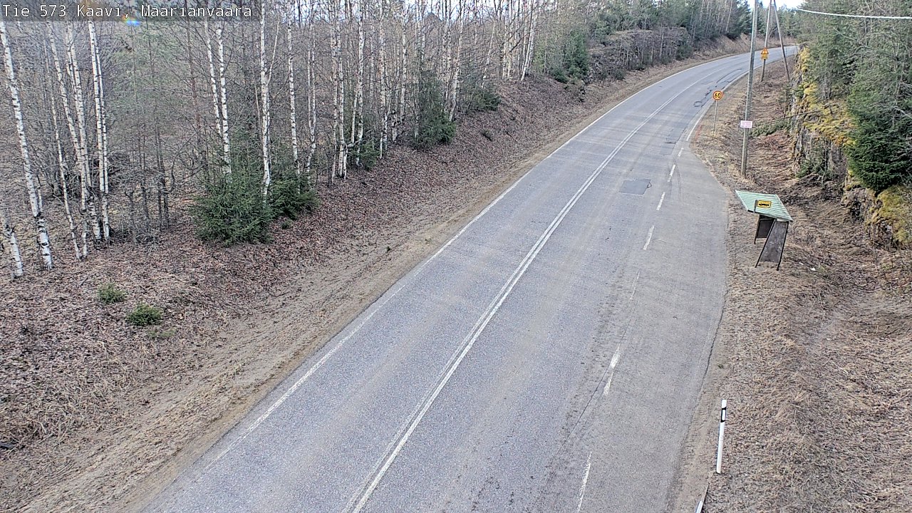 Weather Camera Image Väg 573 Kaavi, Maarianvaara, Kaavi, Pohjois-Savo