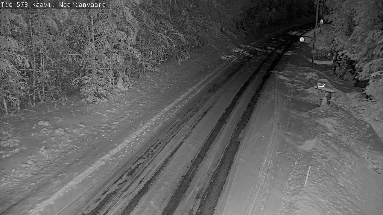 Weather Camera Image Road 573 Kaavi, Maarianvaara, Kaavi, Pohjois-Savo