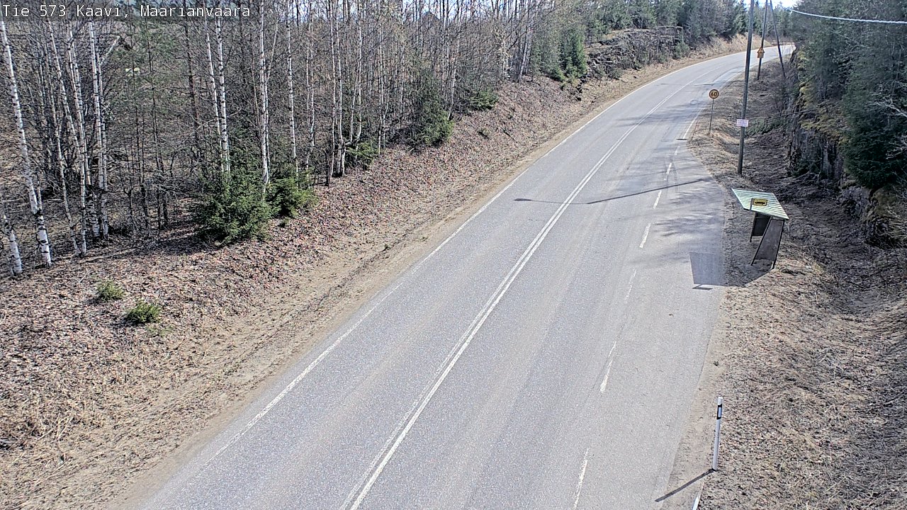 Weather Camera Image Väg 573 Kaavi, Maarianvaara, Kaavi, Pohjois-Savo