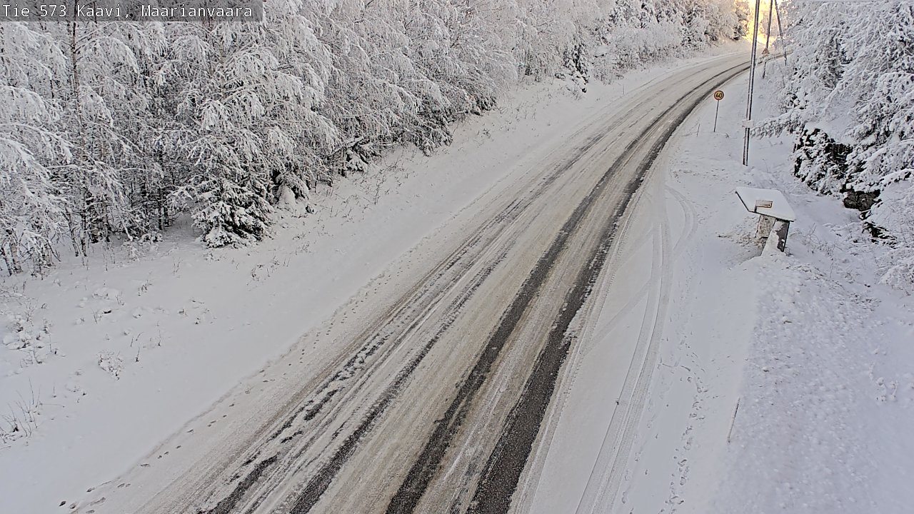 Weather Camera Image Road 573 Kaavi, Maarianvaara, Kaavi, Pohjois-Savo