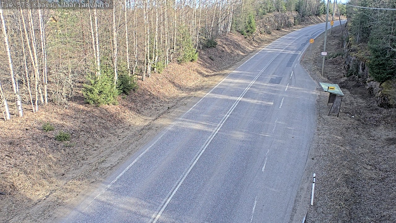 Weather Camera Image Väg 573 Kaavi, Maarianvaara, Kaavi, Pohjois-Savo