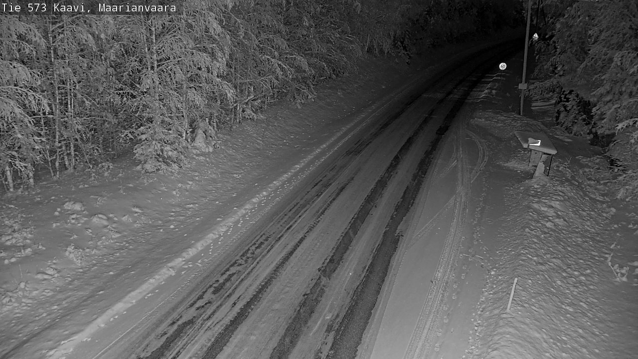 Weather Camera Image Road 573 Kaavi, Maarianvaara, Kaavi, Pohjois-Savo