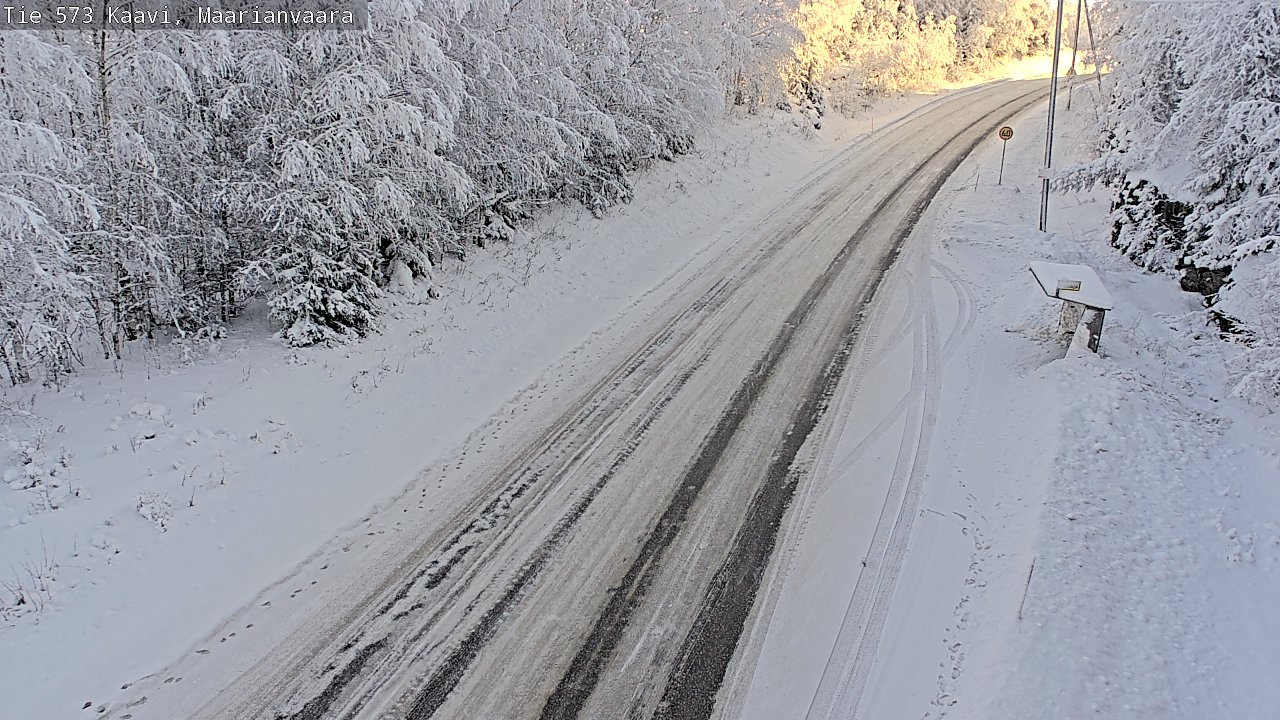 Weather Camera Image Road 573 Kaavi, Maarianvaara, Kaavi, Pohjois-Savo