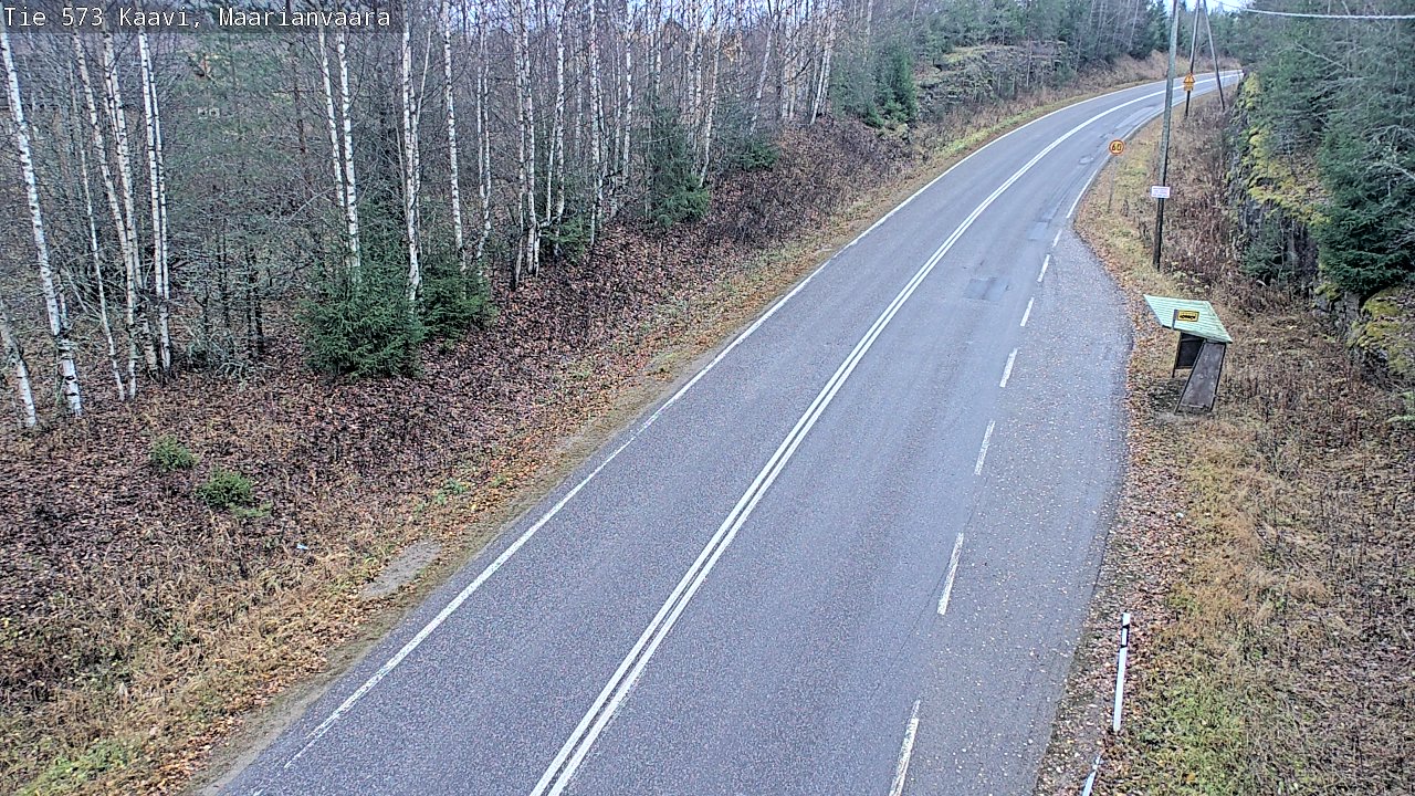 Weather Camera Image Väg 573 Kaavi, Maarianvaara, Kaavi, Pohjois-Savo