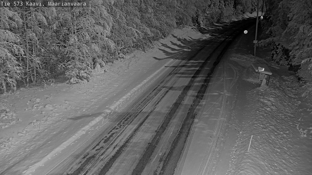 Weather Camera Image Road 573 Kaavi, Maarianvaara, Kaavi, Pohjois-Savo