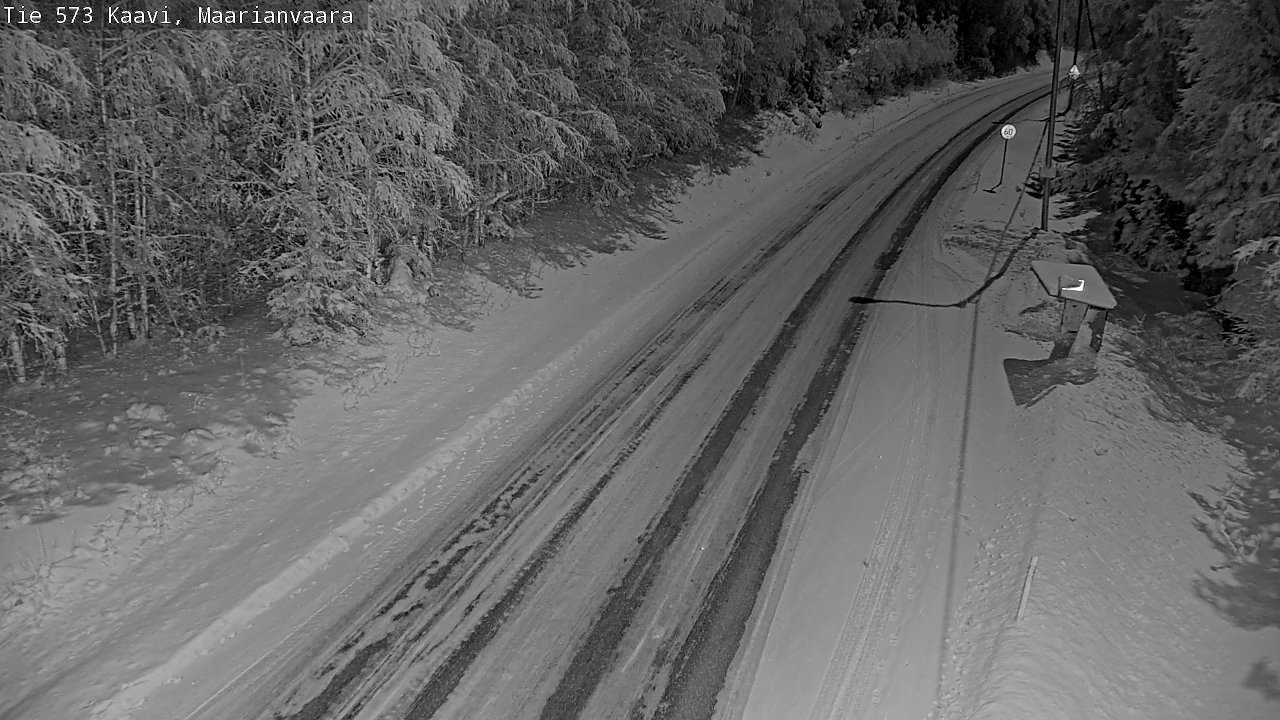 Weather Camera Image Road 573 Kaavi, Maarianvaara, Kaavi, Pohjois-Savo