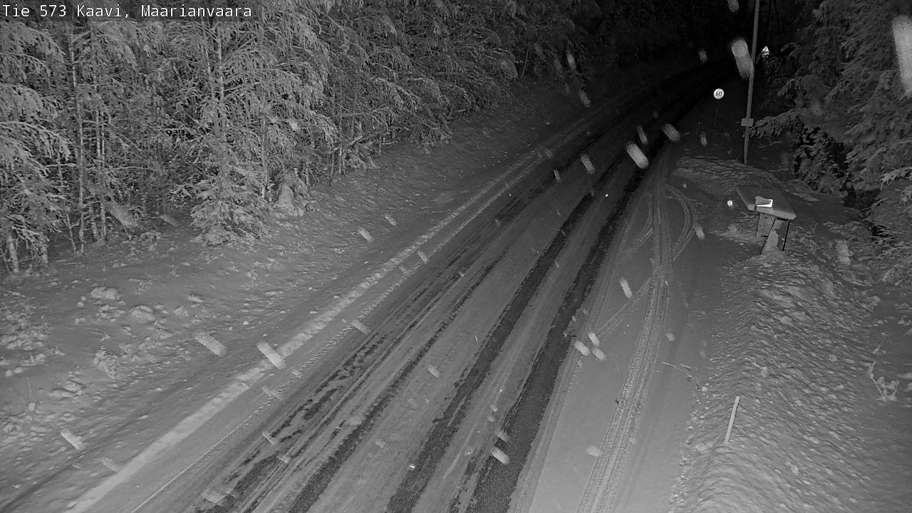 Weather Camera Image Road 573 Kaavi, Maarianvaara, Kaavi, Pohjois-Savo