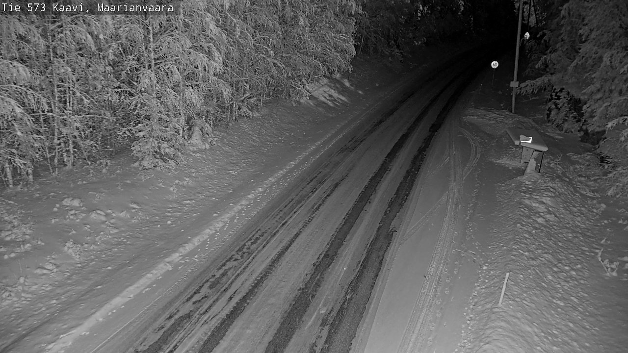 Weather Camera Image Väg 573 Kaavi, Maarianvaara, Kaavi, Pohjois-Savo