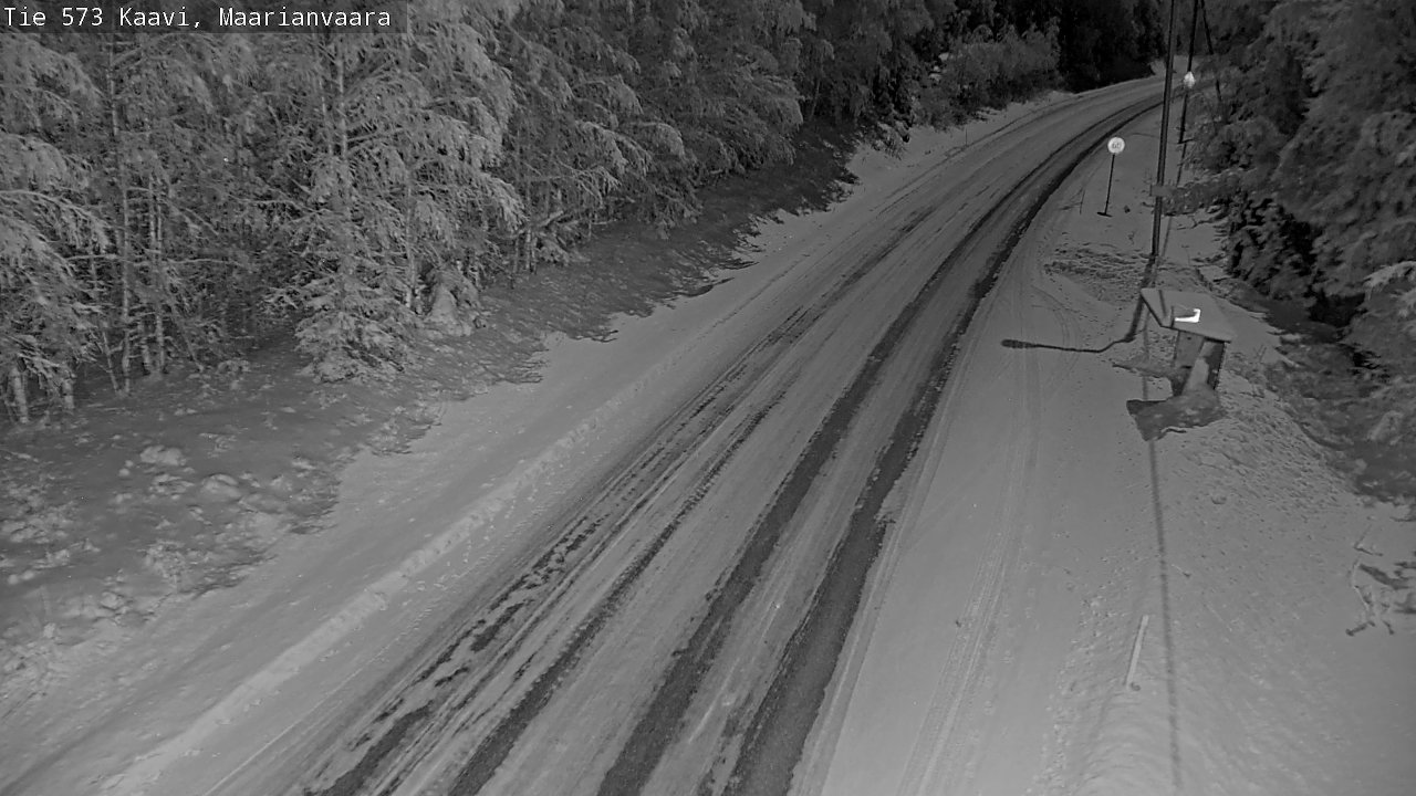 Weather Camera Image Road 573 Kaavi, Maarianvaara, Kaavi, Pohjois-Savo