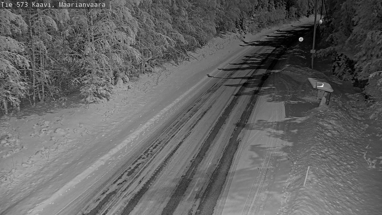 Weather Camera Image Road 573 Kaavi, Maarianvaara, Kaavi, Pohjois-Savo