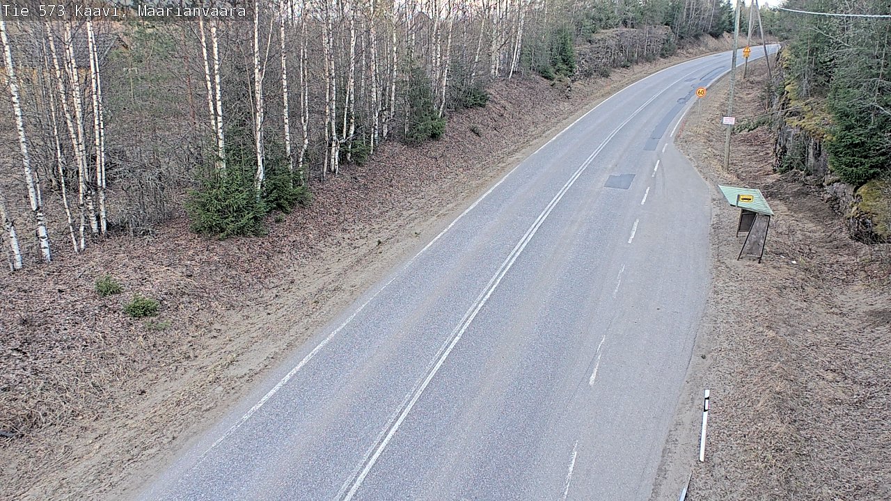 Weather Camera Image Väg 573 Kaavi, Maarianvaara, Kaavi, Pohjois-Savo