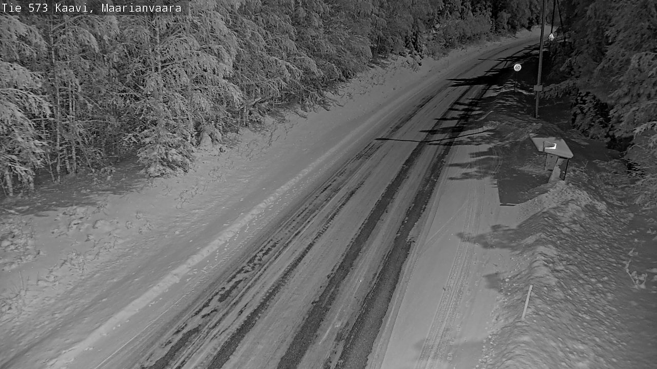 Weather Camera Image Road 573 Kaavi, Maarianvaara, Kaavi, Pohjois-Savo