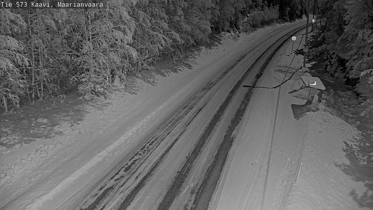 Weather Camera Image Road 573 Kaavi, Maarianvaara, Kaavi, Pohjois-Savo