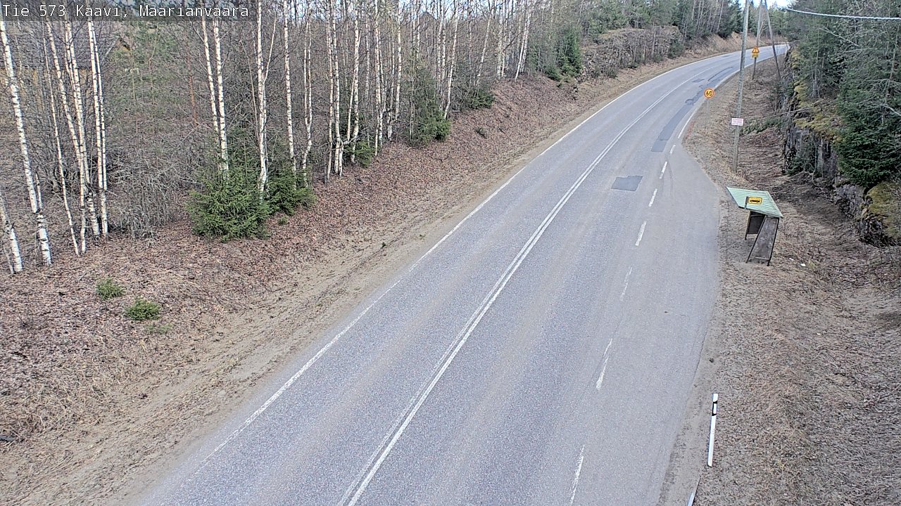 Weather Camera Image Väg 573 Kaavi, Maarianvaara, Kaavi, Pohjois-Savo