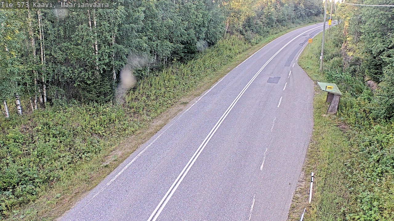 Weather Camera Image Road 573 Kaavi, Maarianvaara, Kaavi, Pohjois-Savo