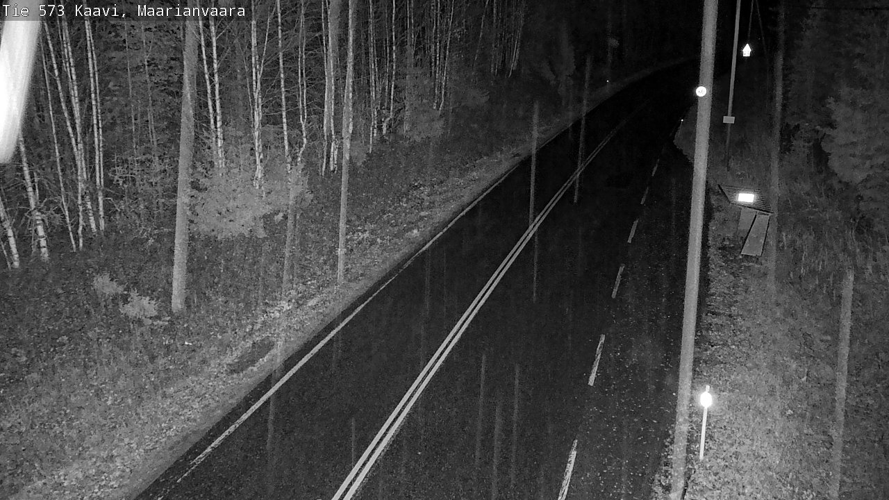 Weather Camera Image Väg 573 Kaavi, Maarianvaara, Kaavi, Pohjois-Savo