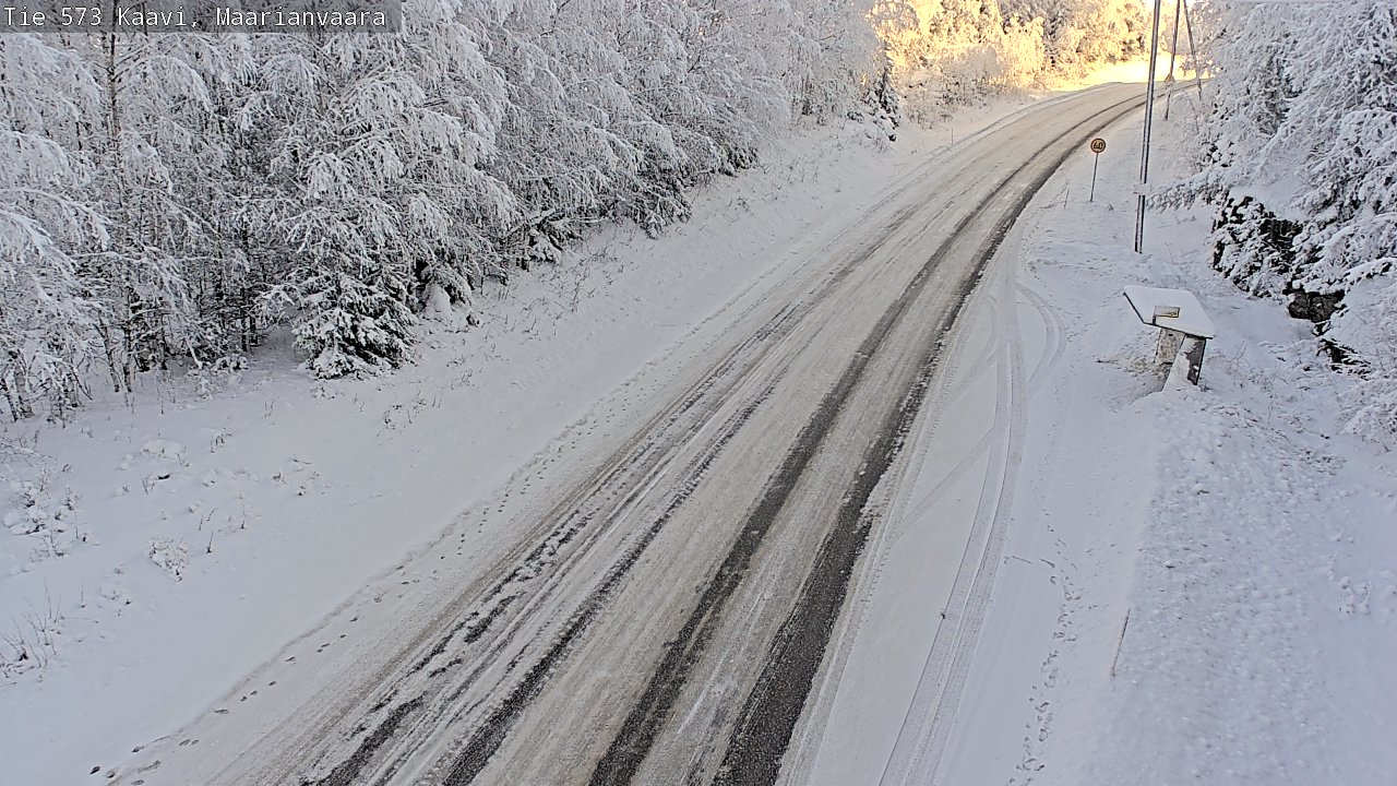 Weather Camera Image Road 573 Kaavi, Maarianvaara, Kaavi, Pohjois-Savo