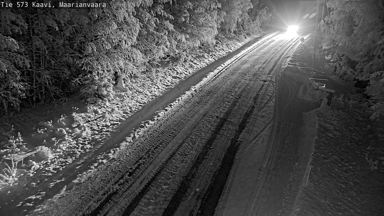 Weather Camera Image Road 573 Kaavi, Maarianvaara, Kaavi, Pohjois-Savo