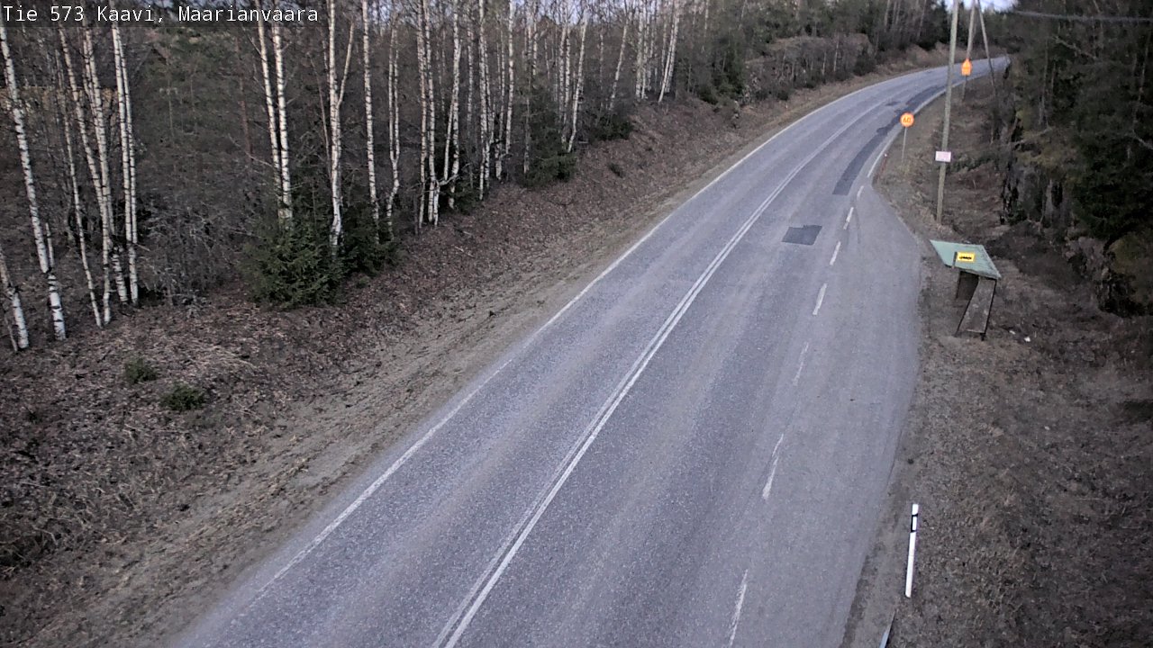 Weather Camera Image Väg 573 Kaavi, Maarianvaara, Kaavi, Pohjois-Savo