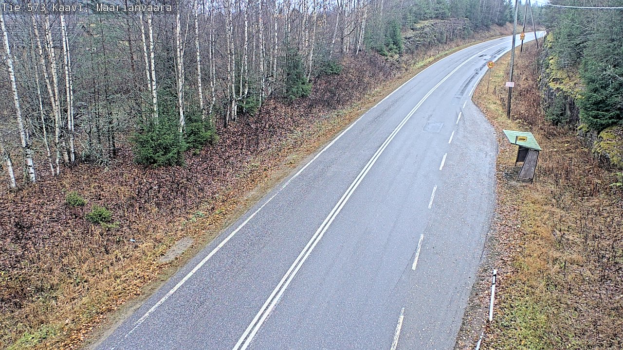 Weather Camera Image Väg 573 Kaavi, Maarianvaara, Kaavi, Pohjois-Savo