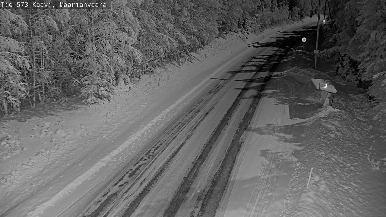 Weather Camera Image Road 573 Kaavi, Maarianvaara, Kaavi, Pohjois-Savo