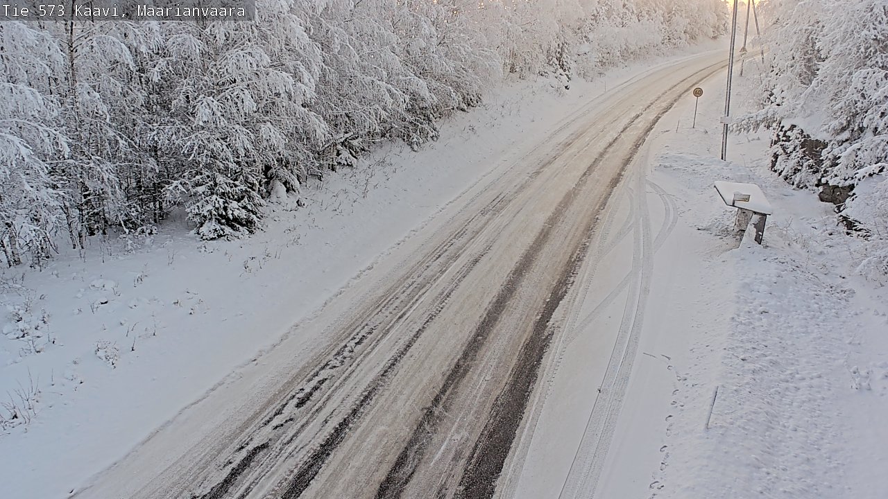Weather Camera Image Road 573 Kaavi, Maarianvaara, Kaavi, Pohjois-Savo