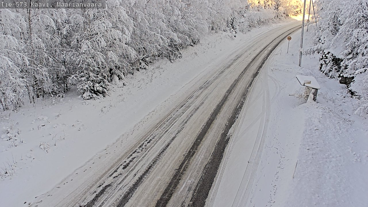 Weather Camera Image Road 573 Kaavi, Maarianvaara, Kaavi, Pohjois-Savo