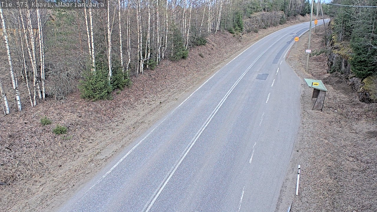 Weather Camera Image Väg 573 Kaavi, Maarianvaara, Kaavi, Pohjois-Savo