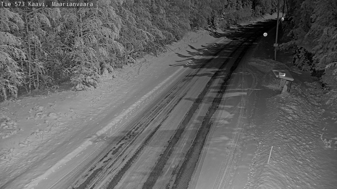 Weather Camera Image Road 573 Kaavi, Maarianvaara, Kaavi, Pohjois-Savo