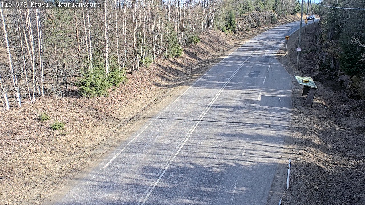Weather Camera Image Väg 573 Kaavi, Maarianvaara, Kaavi, Pohjois-Savo