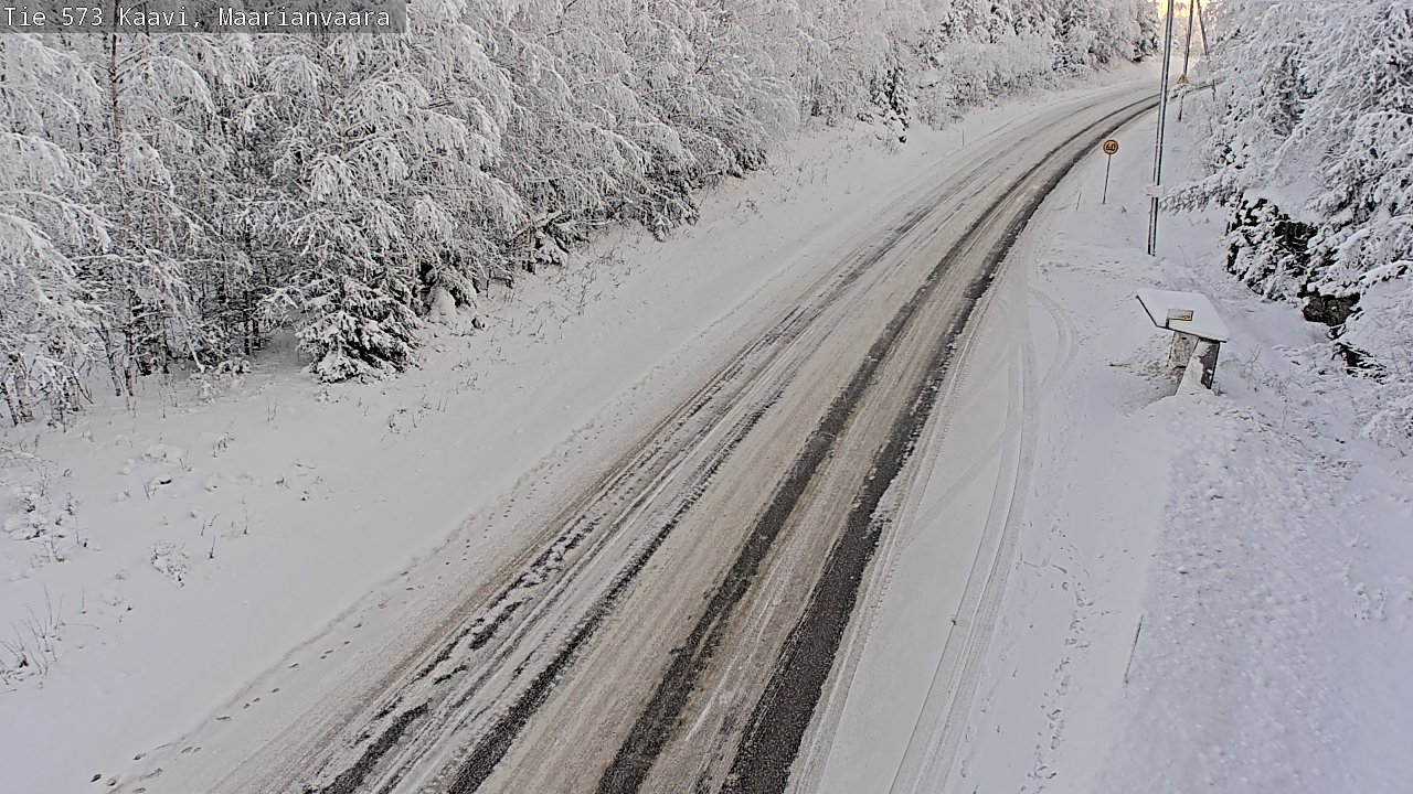 Weather Camera Image Road 573 Kaavi, Maarianvaara, Kaavi, Pohjois-Savo