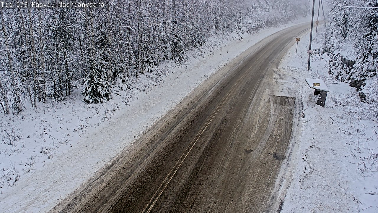 Weather Camera Image Road 573 Kaavi, Maarianvaara, Kaavi, Pohjois-Savo